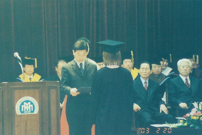 학위수여식(2003.2.22)