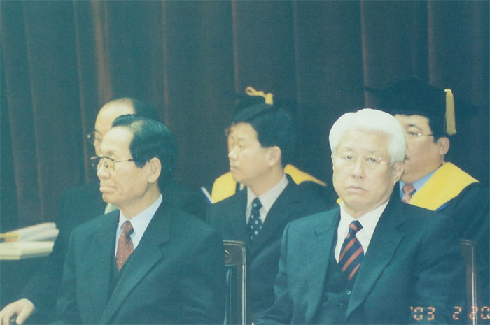 학위수여식(2003.2.22)